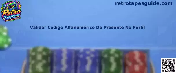 Validar código no perfil