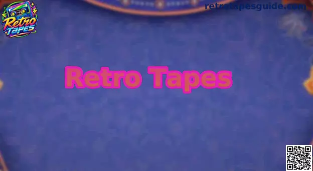 Retro Tapes Slot em grade inspirada em fitas cassete